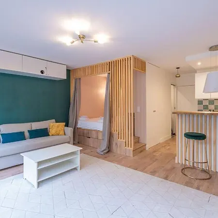 Apartment Fessart - Cozy With Private Garden Buttes Chaumont Paris