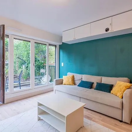 Apartment Fessart - Cozy With Private Garden Buttes Chaumont *